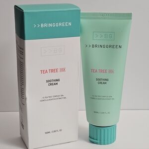 BringGreen Tea Tree Cica Soothing Cream Korean beauty moisturizer oily skincare